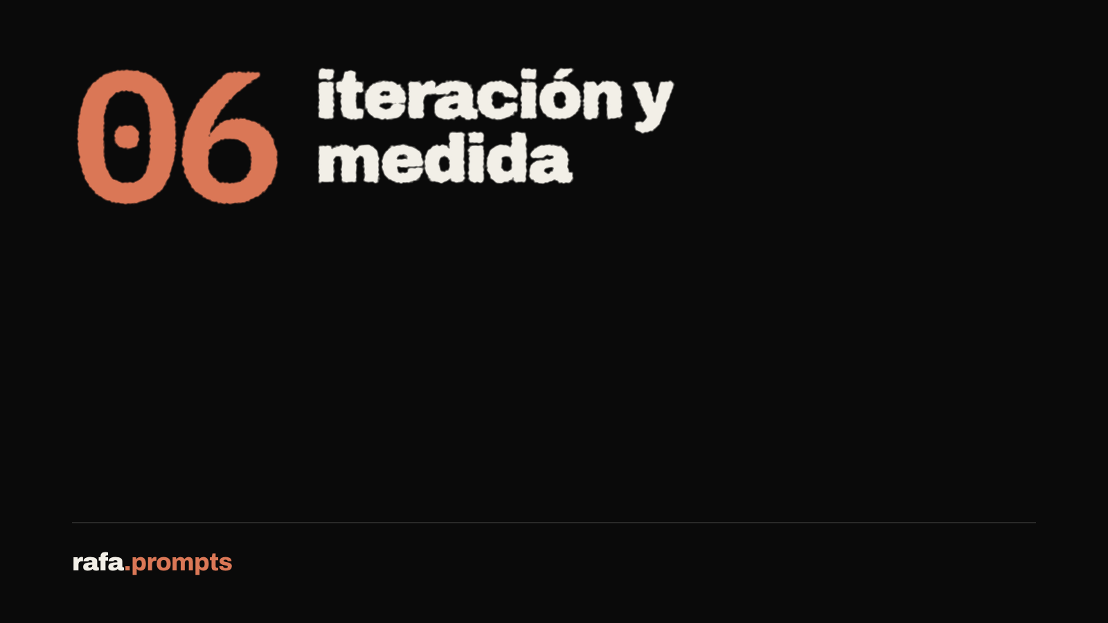 Módulo 06: Iteración y medida